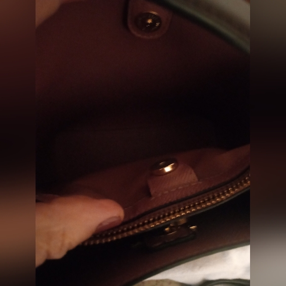 Small Town Bucket Bag In Signature Canvas With Butterfly Print - Picture 8 of 10